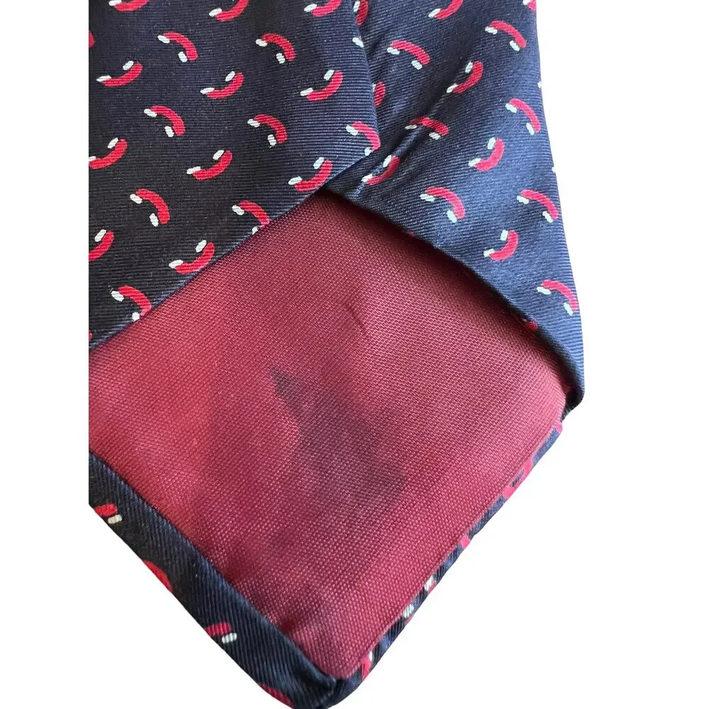 Vintage Horchow Collection Magnet print silk tie